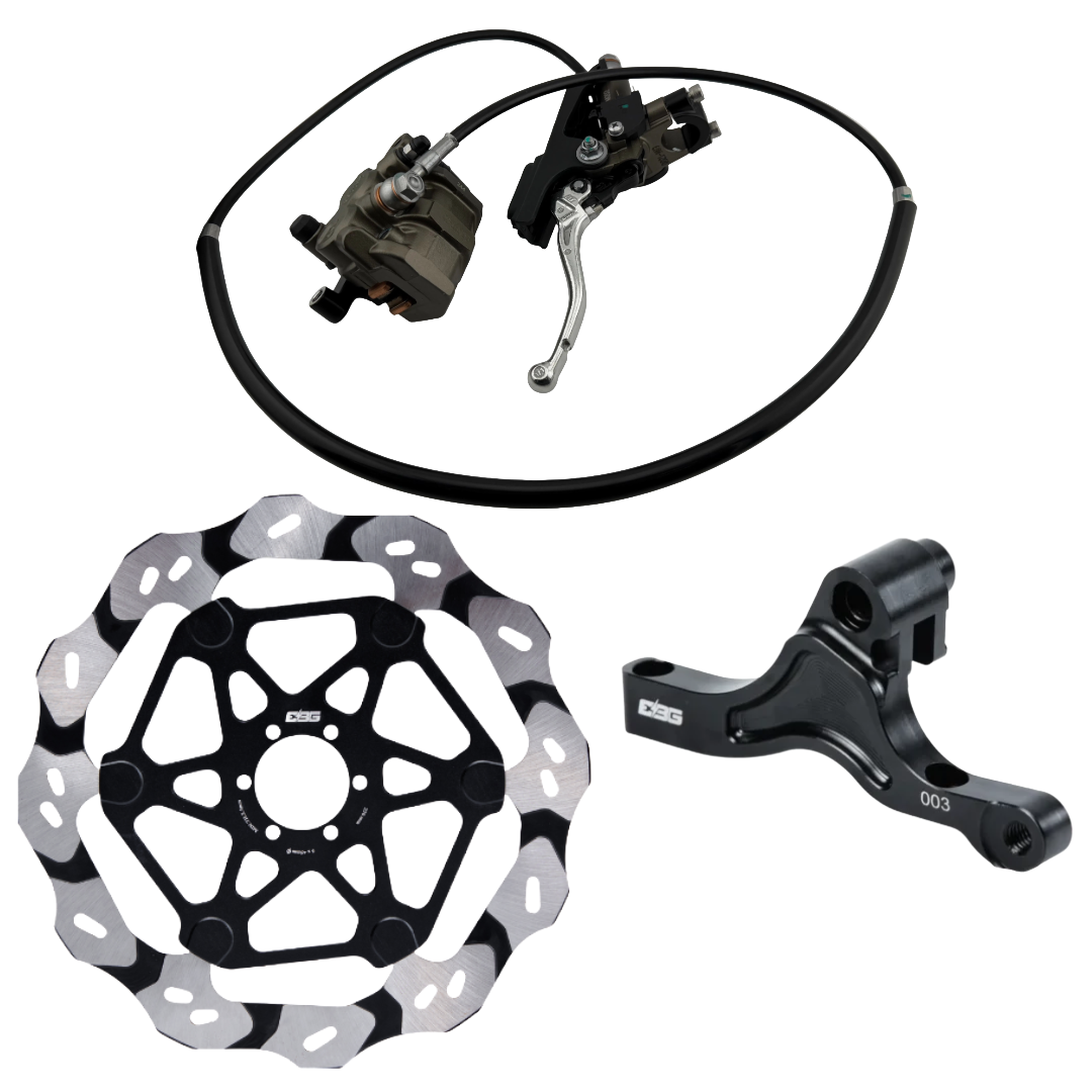Ebike Garage Moto Brake Conversion Kit // "Ultra Bee Brakes" // Throne Srpnt X3