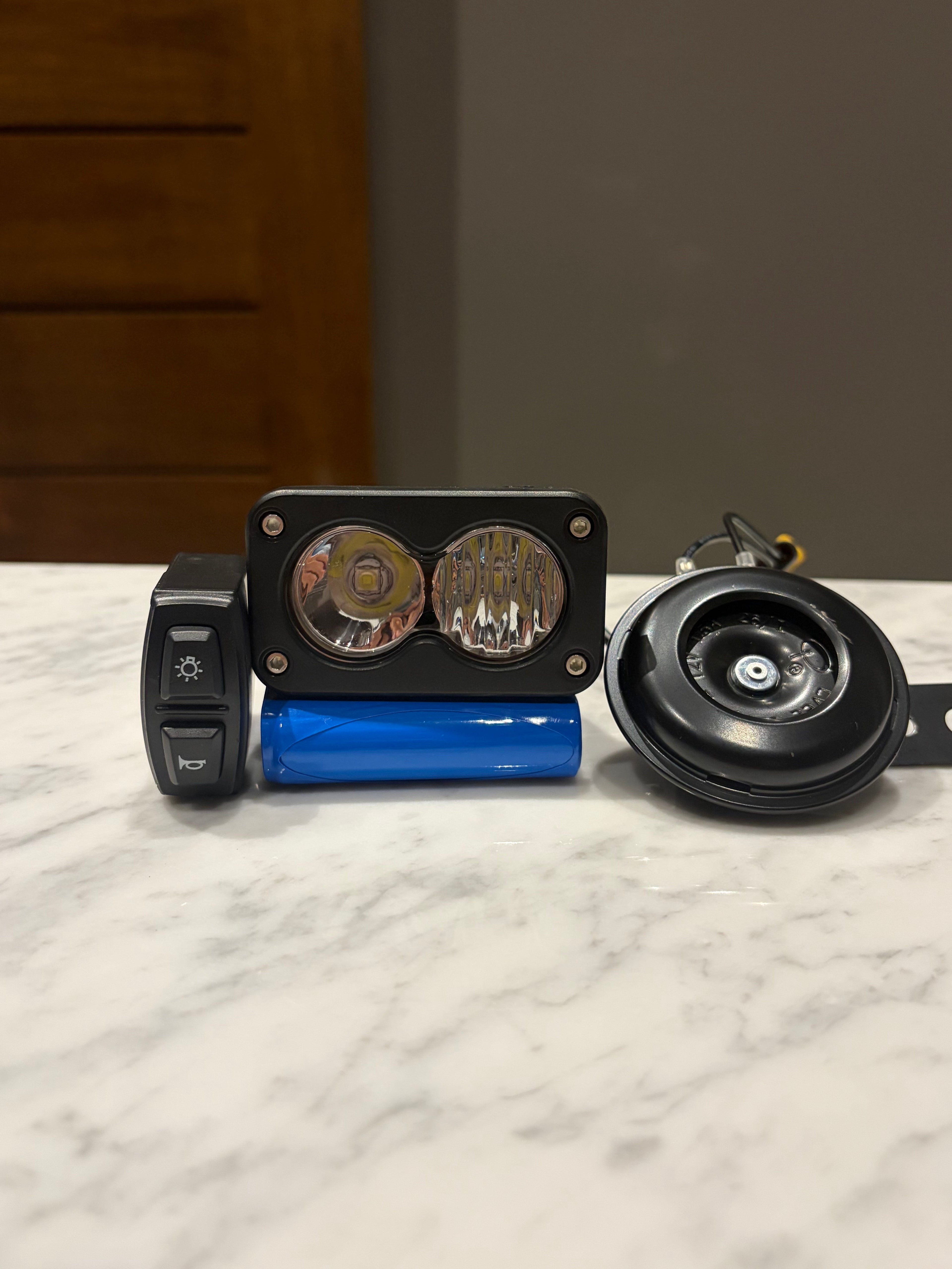 Rechargeable Baja Light and Horn Combo (fits all bikes)