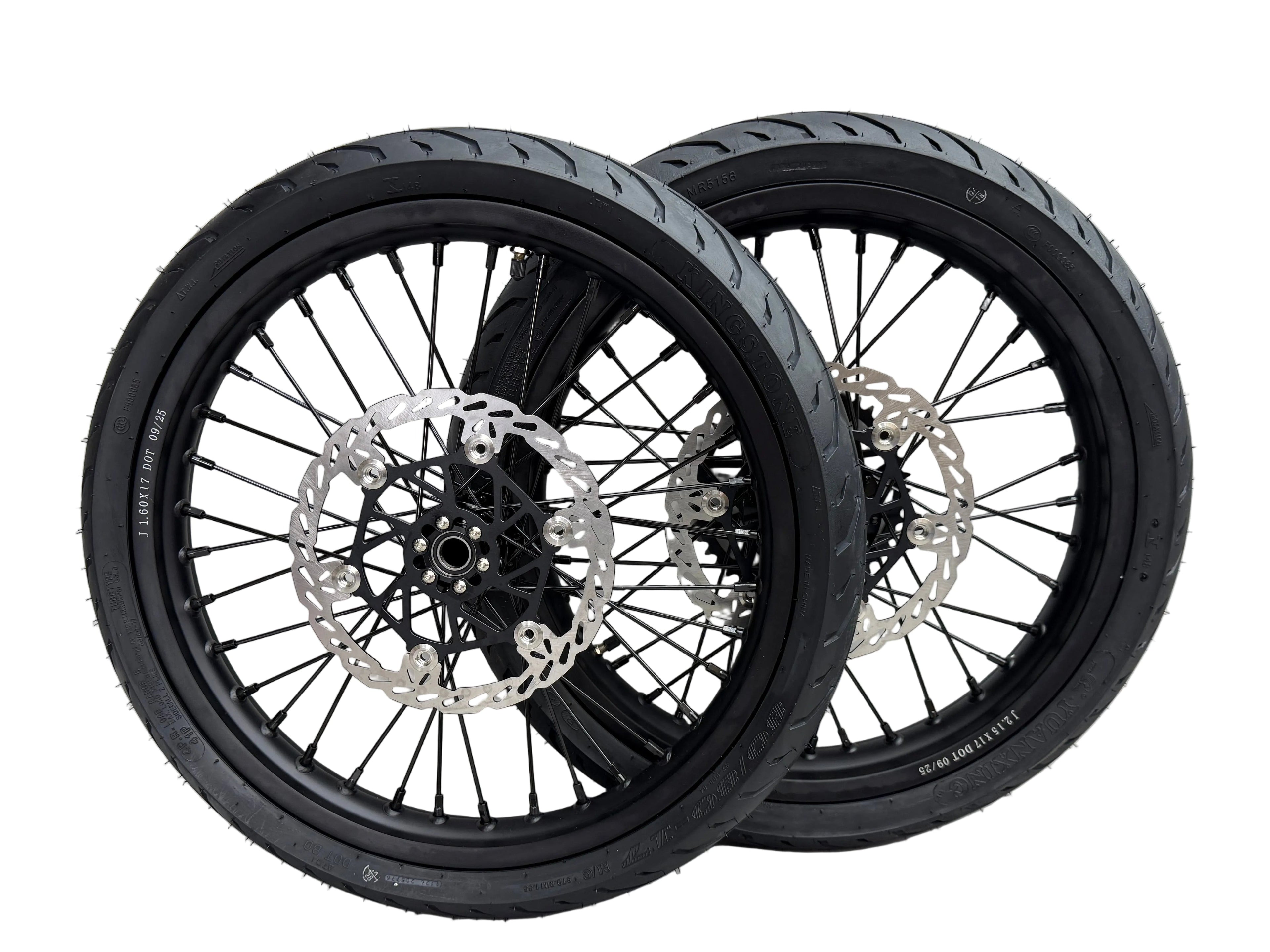 17in Premium Super Moto Wheel Set for Surron/ E-Ride Pro / 79Bike, Ventus