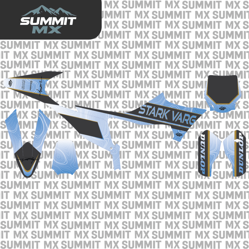 Stark Varg MX Graphics Kit - Topographical