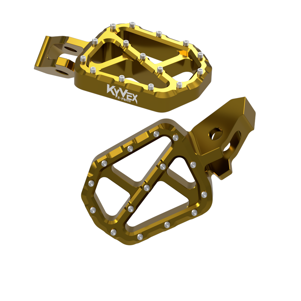 KyVex Billet Wide Foot Pegs - Ultra Bee