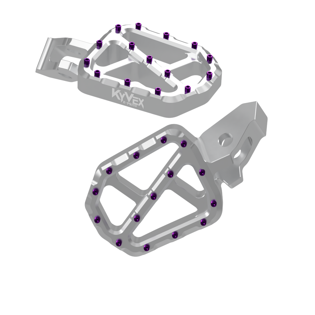 KyVex Billet Wide Foot Pegs - Ultra Bee